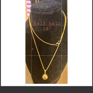 18K SAUDI GOLD HALF BALL.